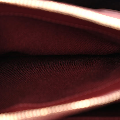 Chanel Iridescent Sheepskin Quilted Enamel Top Handle Bag Burgundy 7 of 16