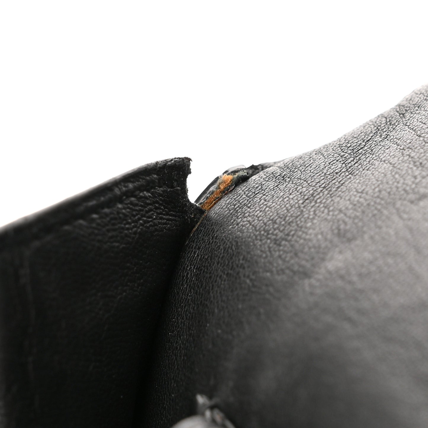 Shiny Crocodile Sac Cordeliere Black