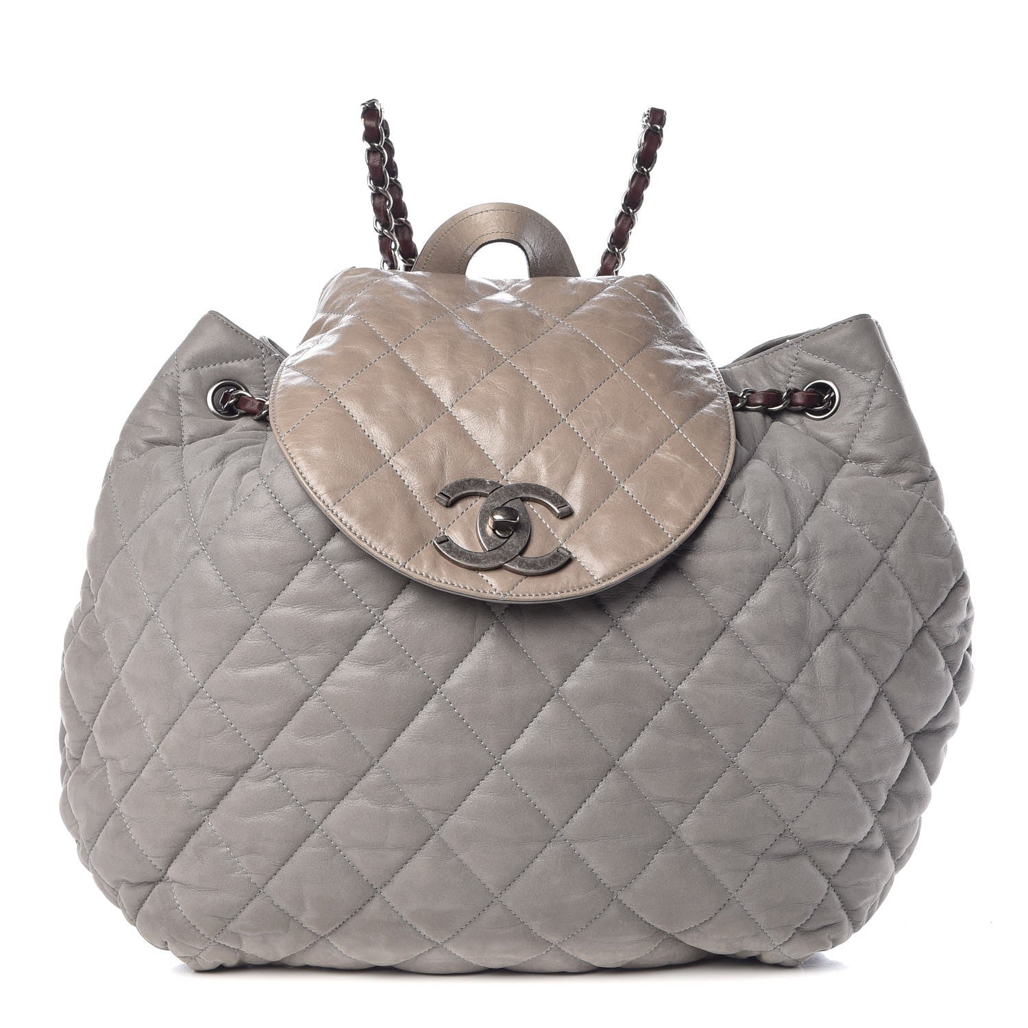 Chanel Iridescent Calfskin Quilted In The Mix Backpack Grey 1 of 14