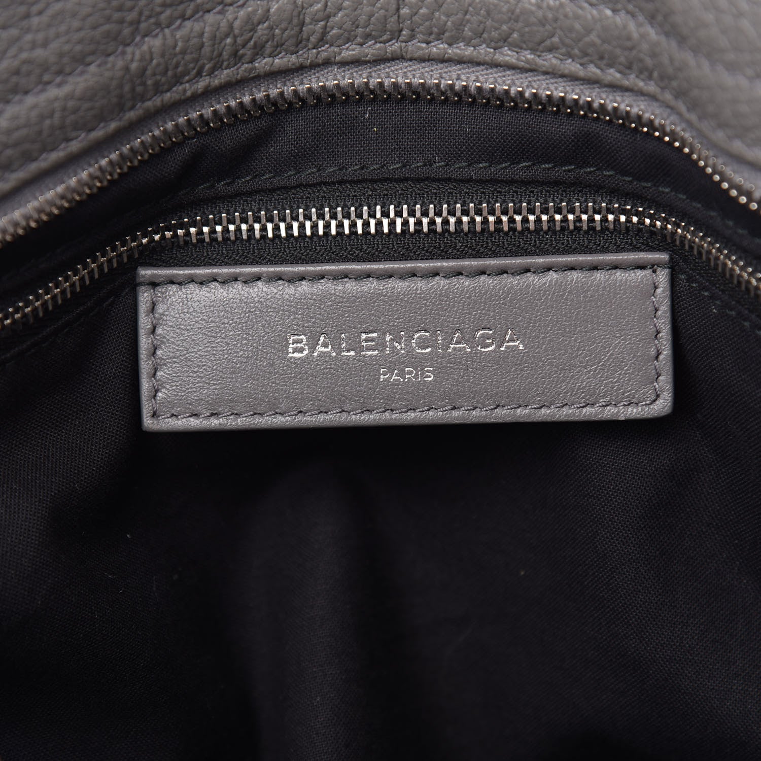 Balenciaga Chevre Silver Metallic Edge Hardware City Gris Acier 7 of 11