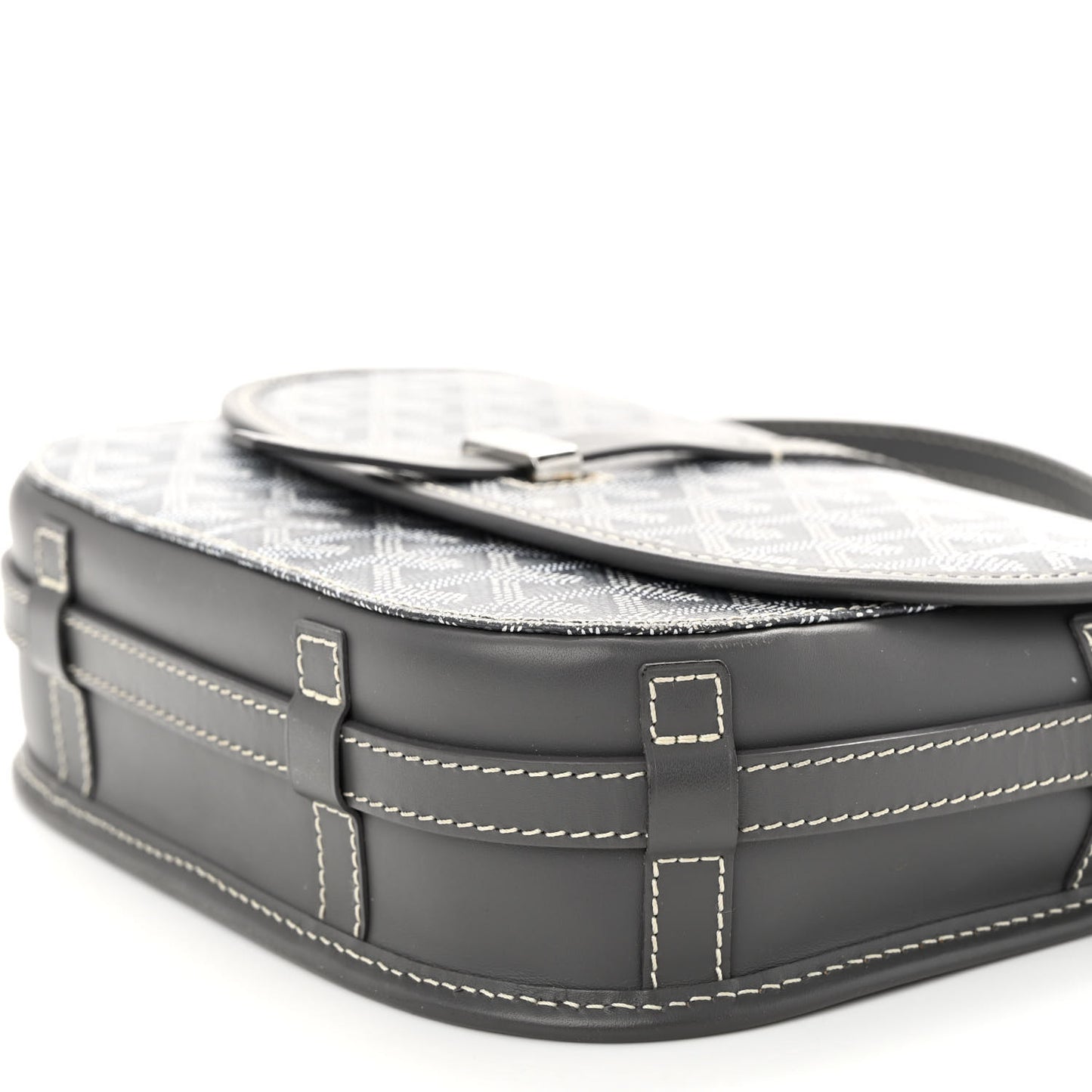 Goyardine Belvedere II PM Messenger Bag Gray