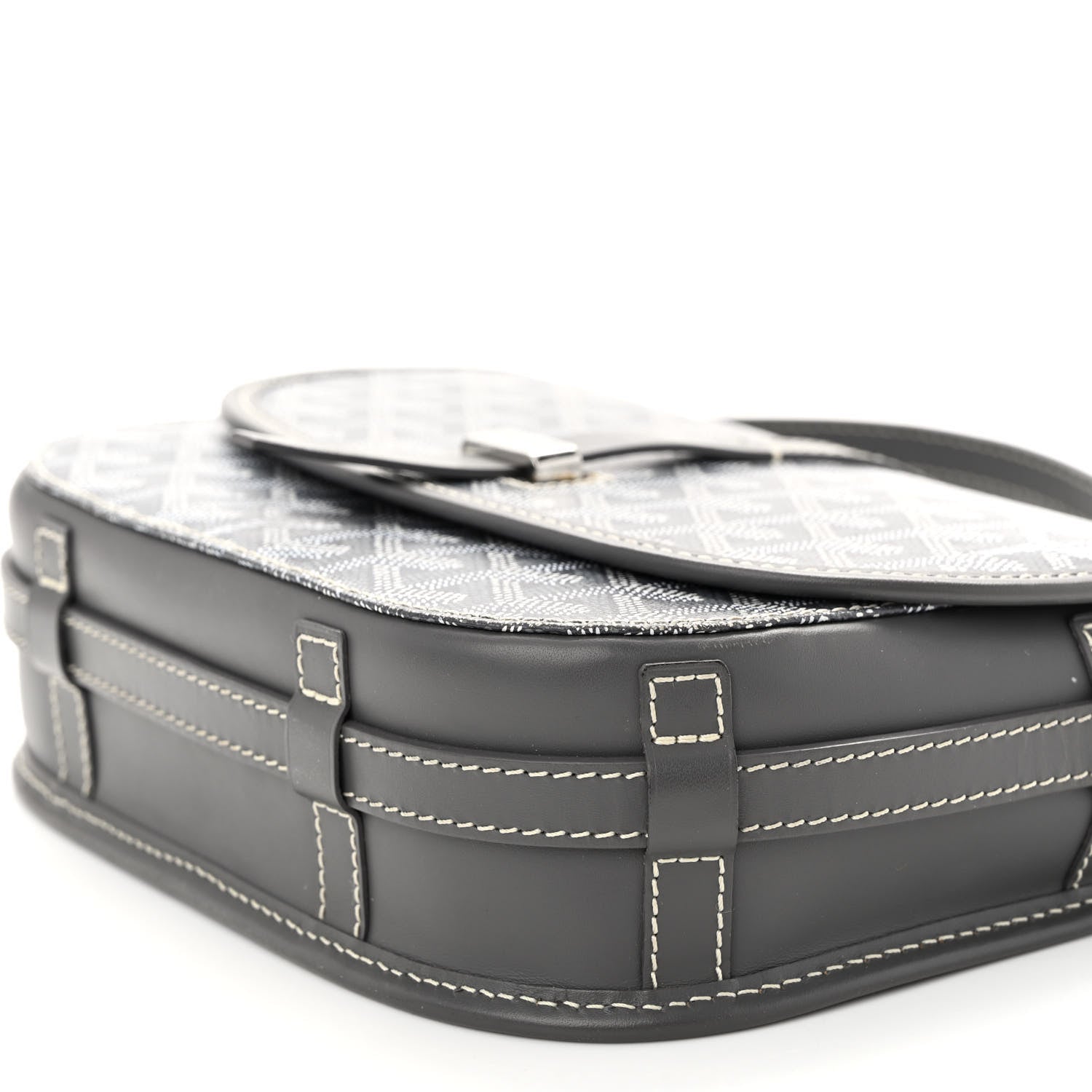 Goyard Goyardine Belvedere II PM Messenger Bag Gray 9 of 9