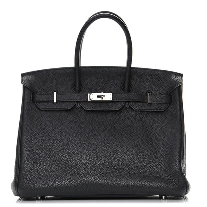 Hermes Taurillon Clemence Birkin 35 Black 1 of 24