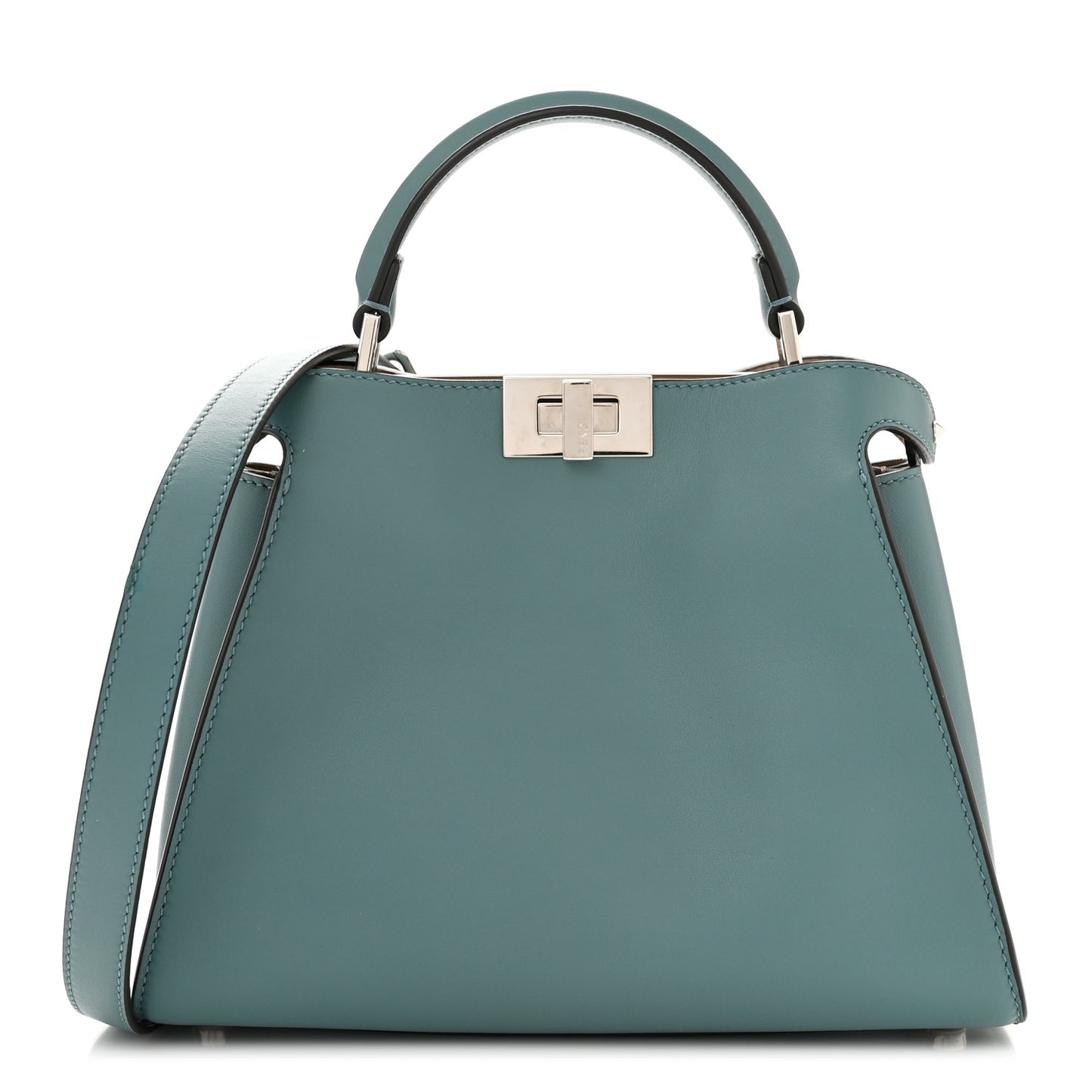 Vitello Tahiti Burro Bi-Color Medium Peekaboo Iconic Essentially Satchel Pound Sand Nuvola