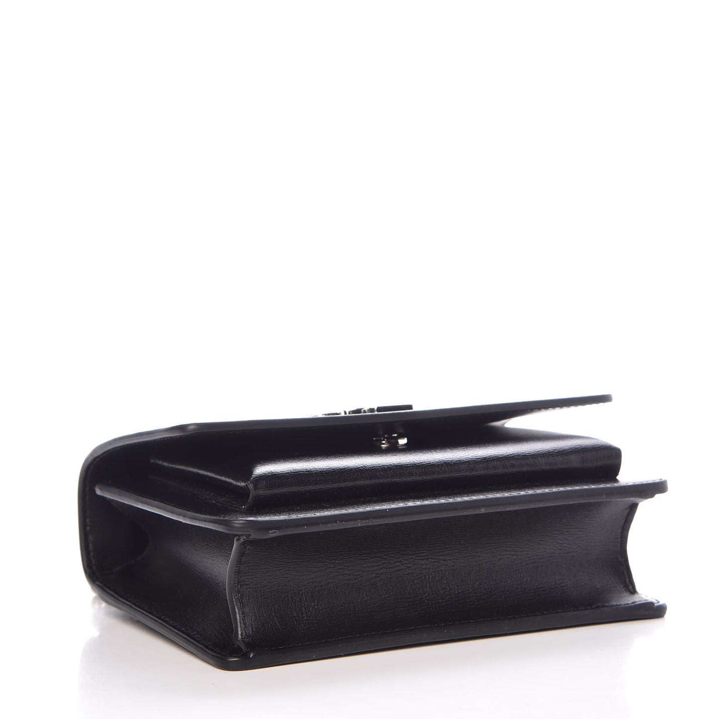 Calfskin Monogram Sunset Chain Wallet Black
