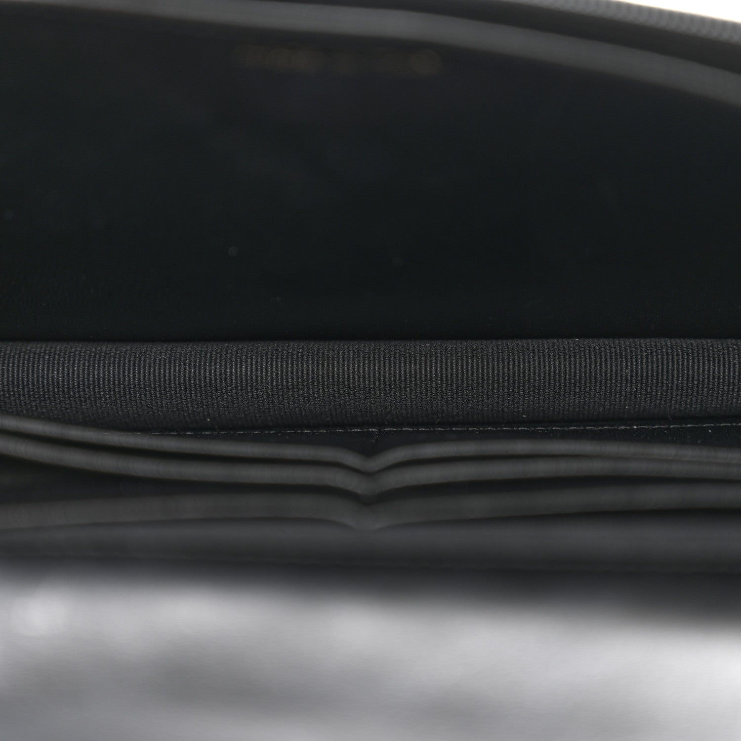 Chanel Shiny Lambskin Quilted Dynasty Wallet On Chain WOC Black 5 of 14