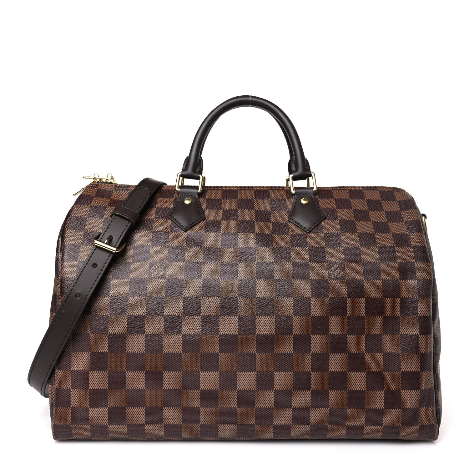Louis Vuitton Damier Ebene Speedy Bandouliere 35 1 of 8