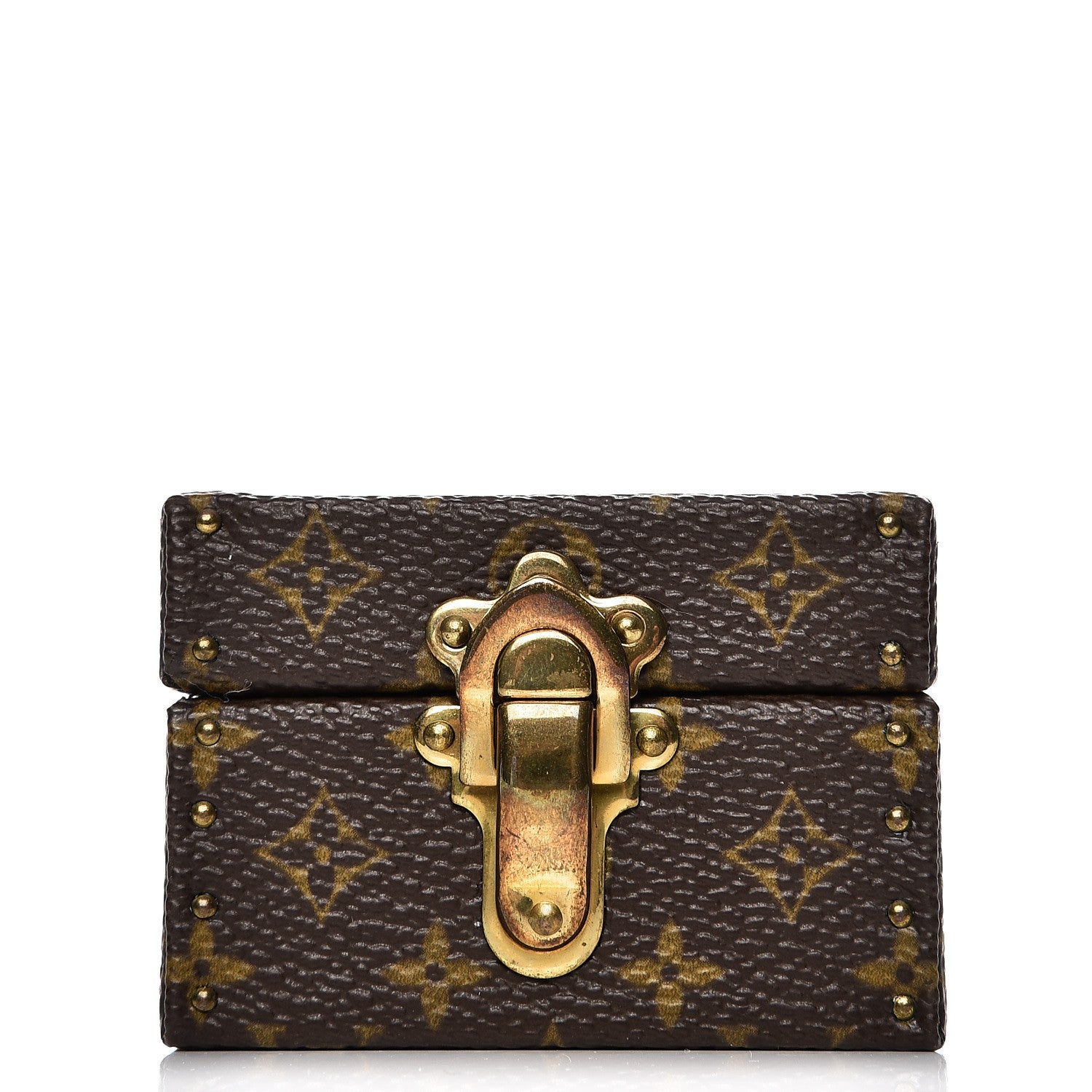 Louis Vuitton Monogram Ring Box Mini Trunk Case 1 of 6