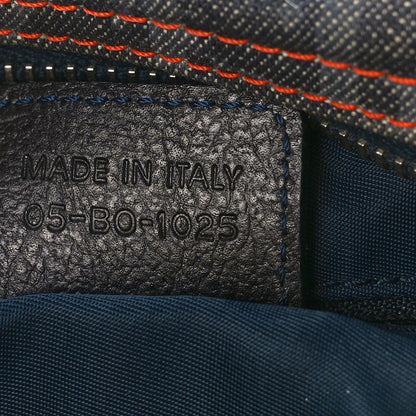Christian Dior Monogram Flight East West Tote Blue 7 of 9