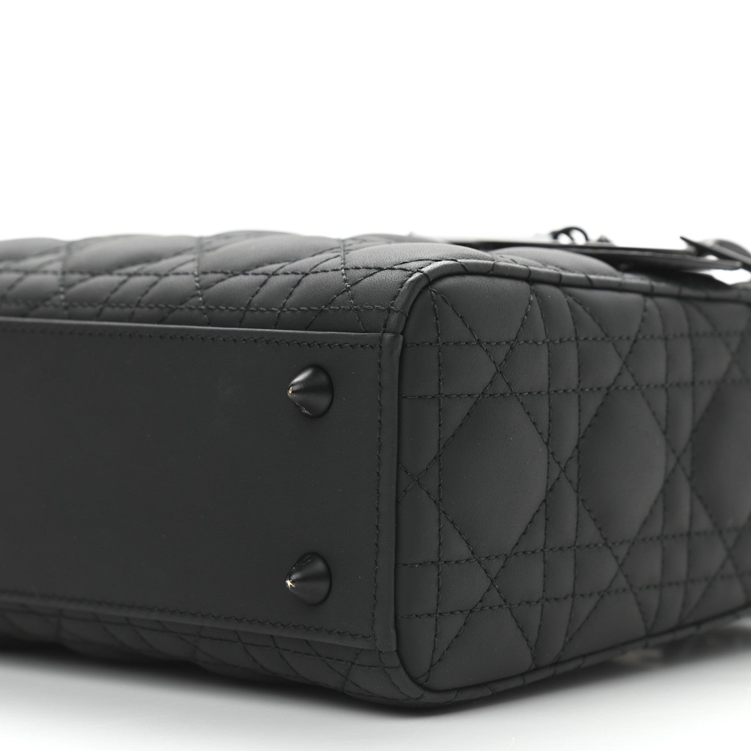 Christian Dior Ultra Matte Calfskin Cannage Small My ABCDior Lady Dior Black 9 of 9