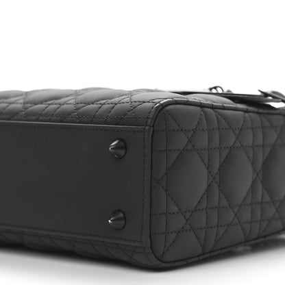 Christian Dior Ultra Matte Calfskin Cannage Small My ABCDior Lady Dior Black 9 of 9