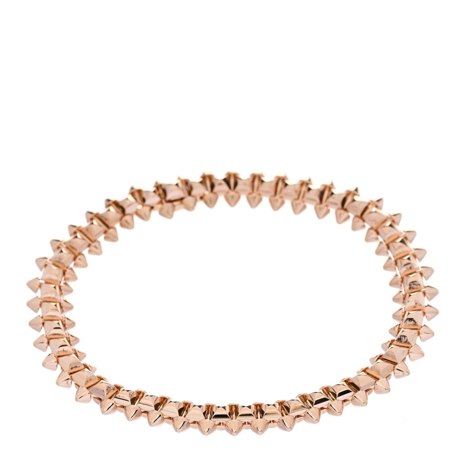 Cartier 18K Pink Gold Medium Clash De Cartier Flexible Bracelet 16 1 of 4