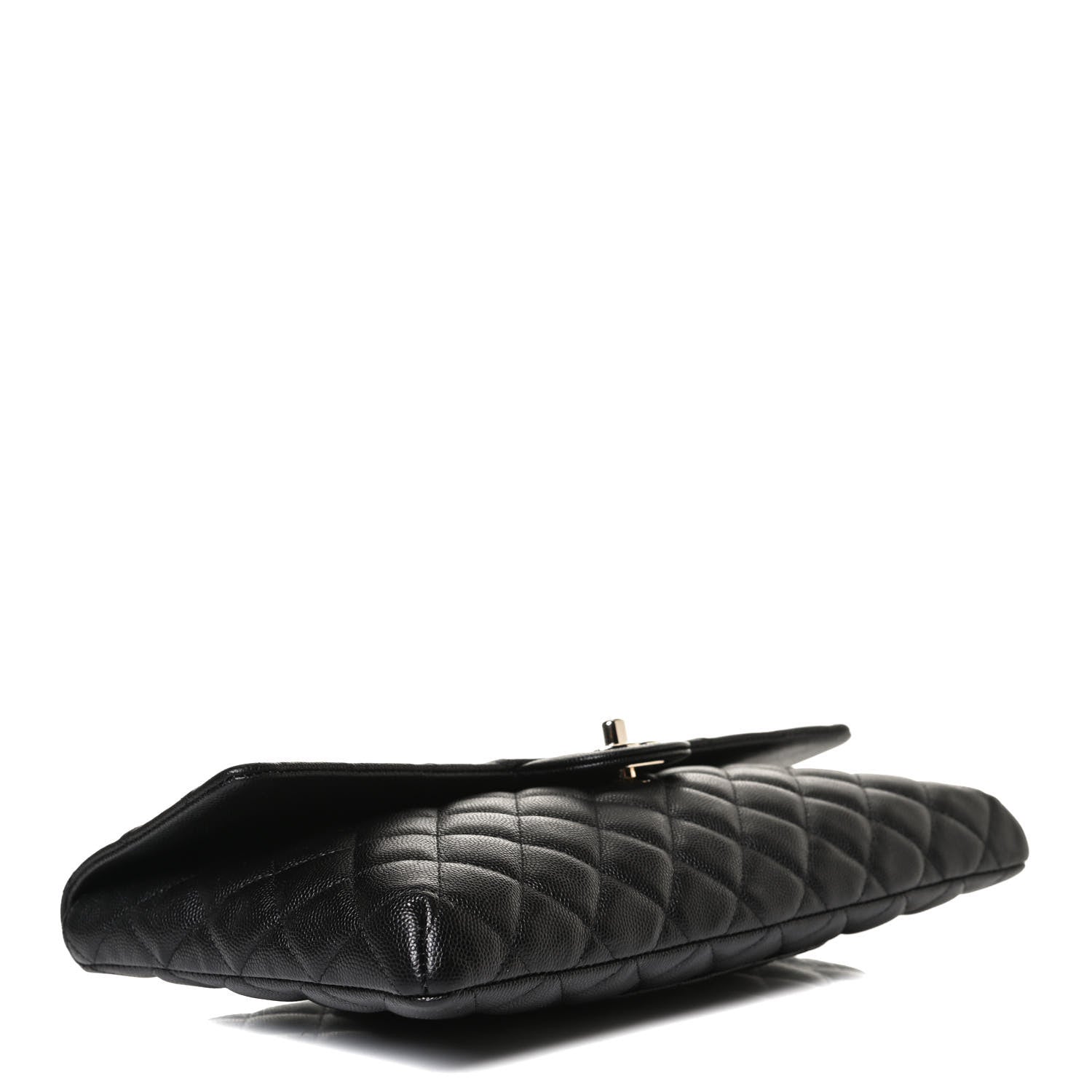 Chanel Caviar Quilted Flap Clutch Black 3 of 12