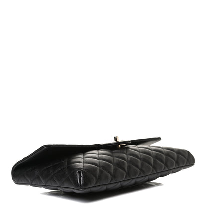 Chanel Caviar Quilted Flap Clutch Black 3 of 12