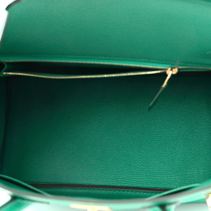 Hermes Epsom Birkin 30 Vert Jade 5 of 11
