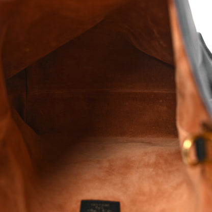 Louis Vuitton Grained Calfskin Low Key Hobo PM Black 5 of 10