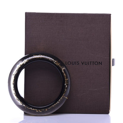 Louis Vuitton Resin Swarovski Small Inclusion Bracelet GM Black 4 of 4
