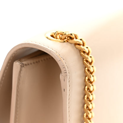 Saint Laurent Smooth Calfskin Medium Classic Monogram Kate Tassel Satchel Nude Powder 14 of 14