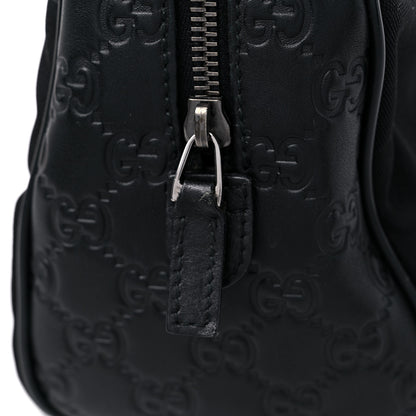 Gucci Nylon Guccissima Zip Top Pouch Black 10 of 12