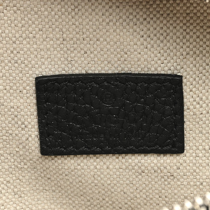 Gucci Piuma Calfskin Jumbo GG Embossed Small Belt Bag Black 6 of 8