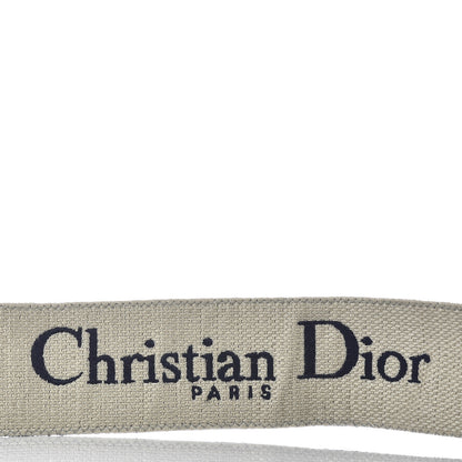 Christian Dior Canvas Embroidered Shoulder Strap Blue 5 of 7