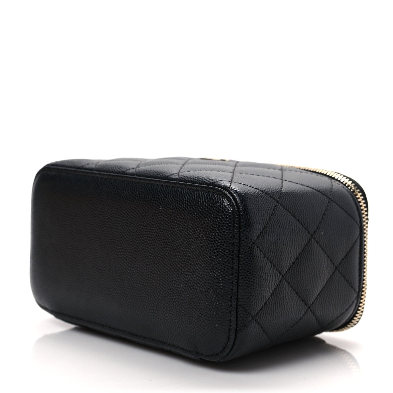 Chanel Caviar Quilted Small Vanity Case With Chain Black 8 of 8
