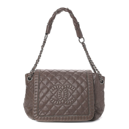 Chanel Calfskin Quilted Istanbul Accordion Flap Brown 1 of 11