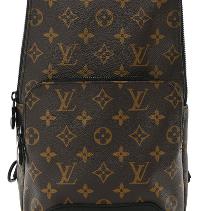 Louis Vuitton Monogram Macassar Avenue Sling Bag 7 of 10