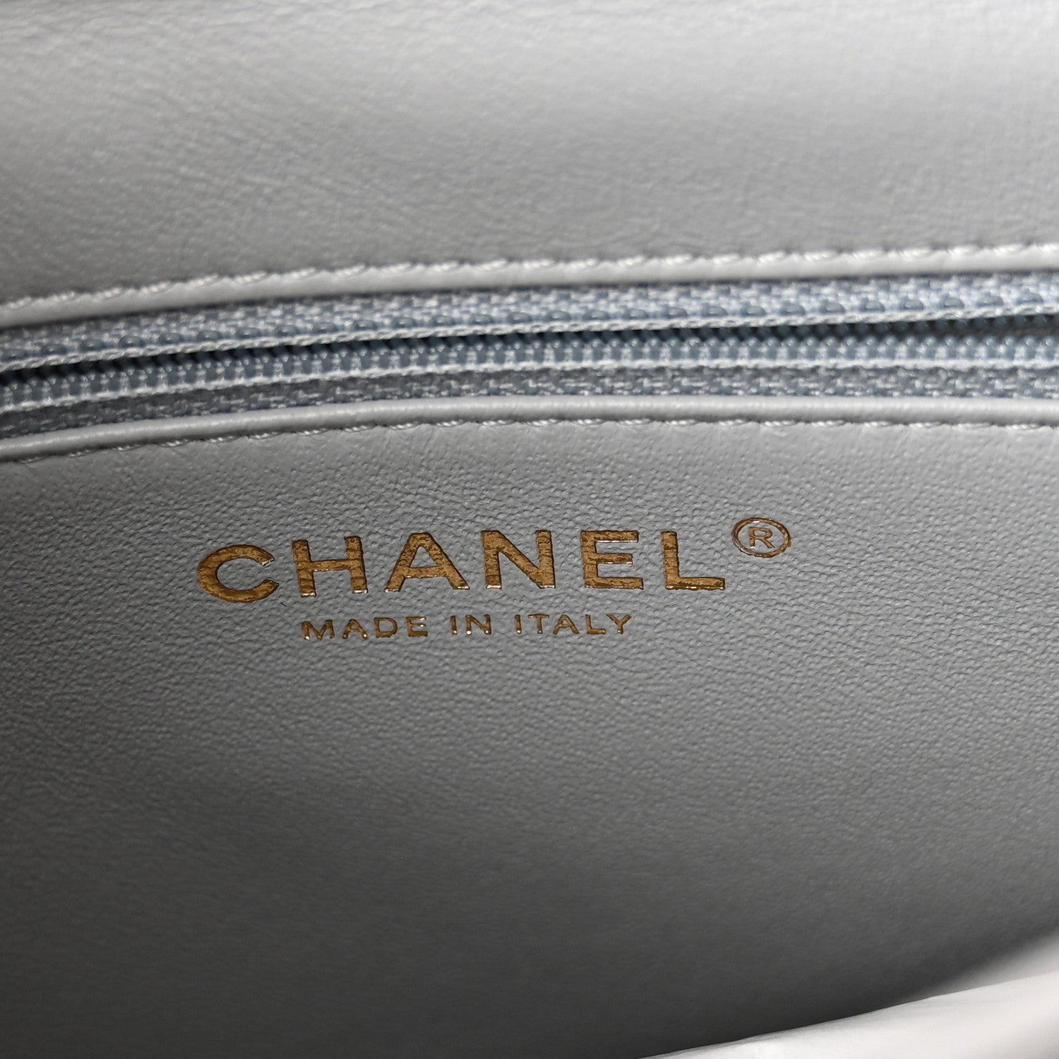 Chanel Lambskin Chevron Quilted Large Trendy CC Dual Handle Flap Bag Grey 6 of 10