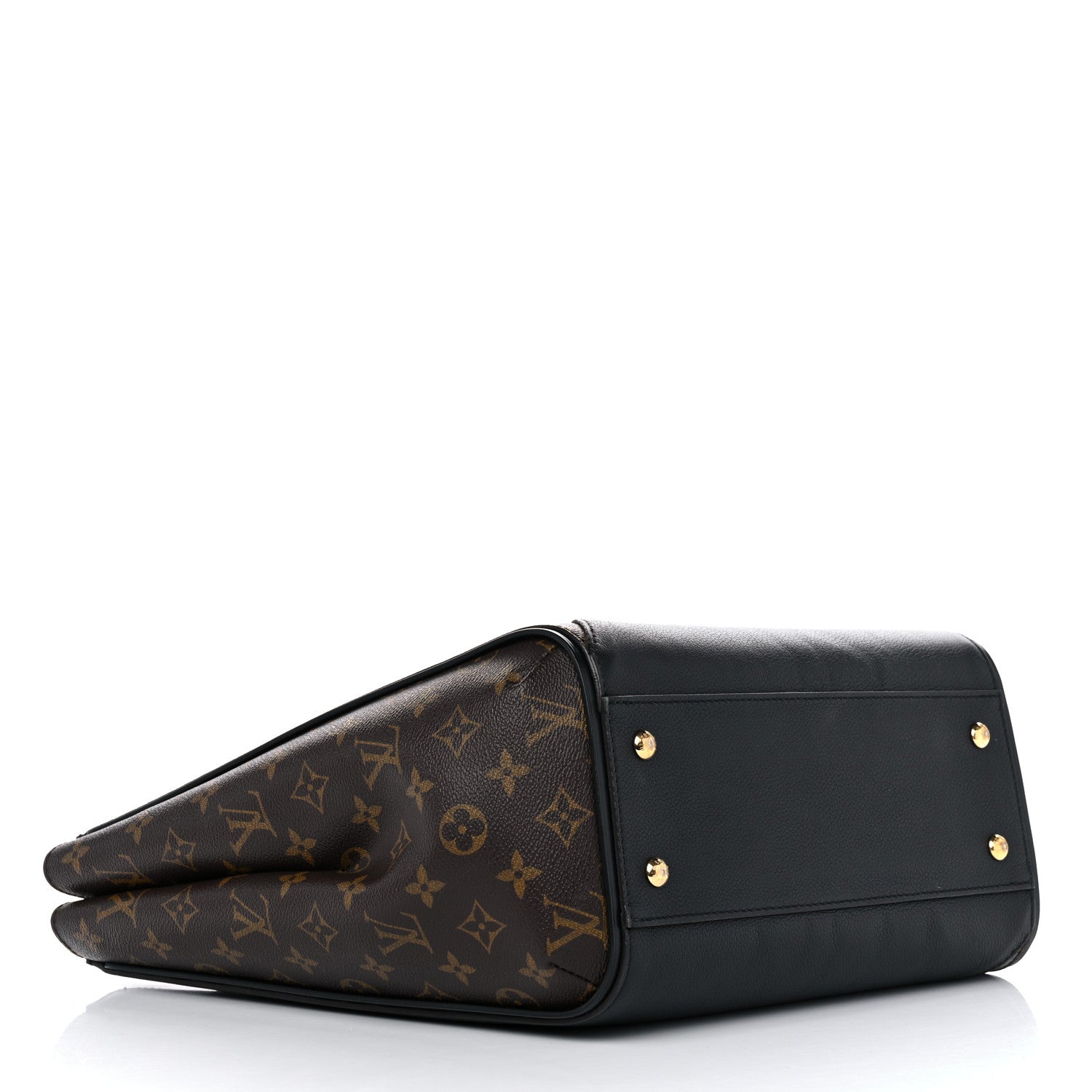 Louis Vuitton Calfskin Monogram Kimono Tote Black 4 of 9