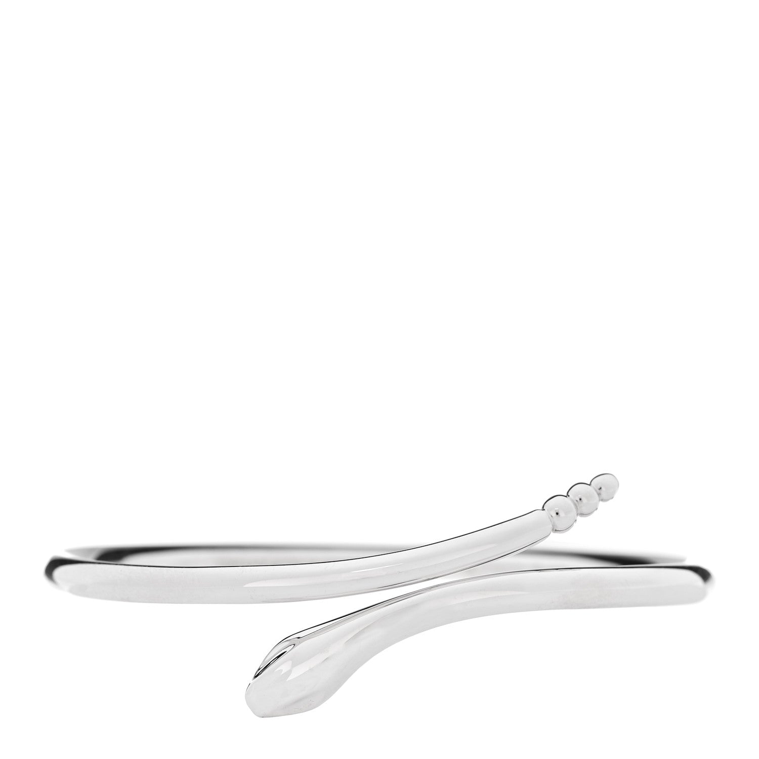 Tiffany Sterling Silver Elsa Peretti Snake Bangle Bracelet 1 of 3
