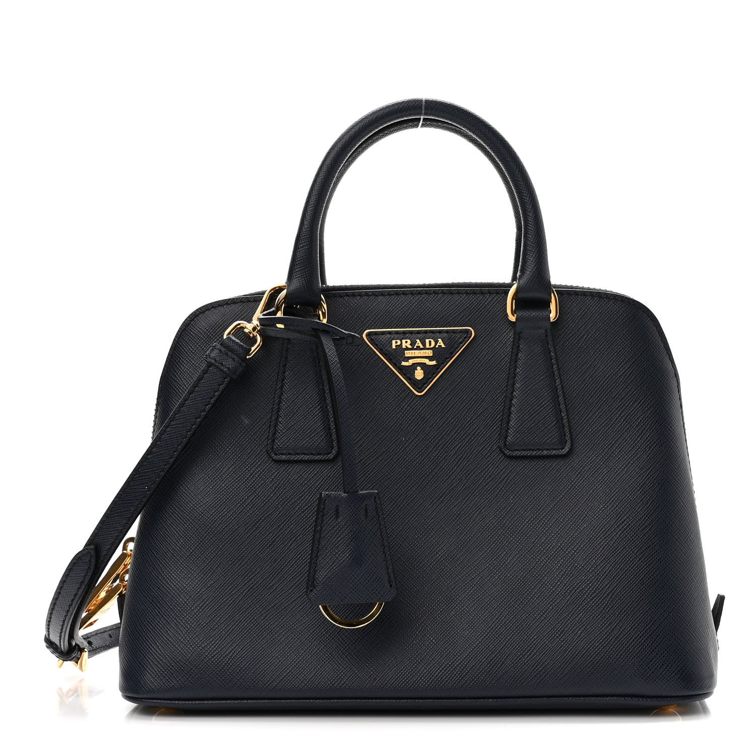 Prada Saffiano Lux Small Promenade Tote Baltico 1 of 11