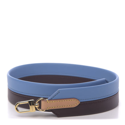 Louis Vuitton Calfskin Cluny MM Shoulder Strap Blue Glacial 1 of 3