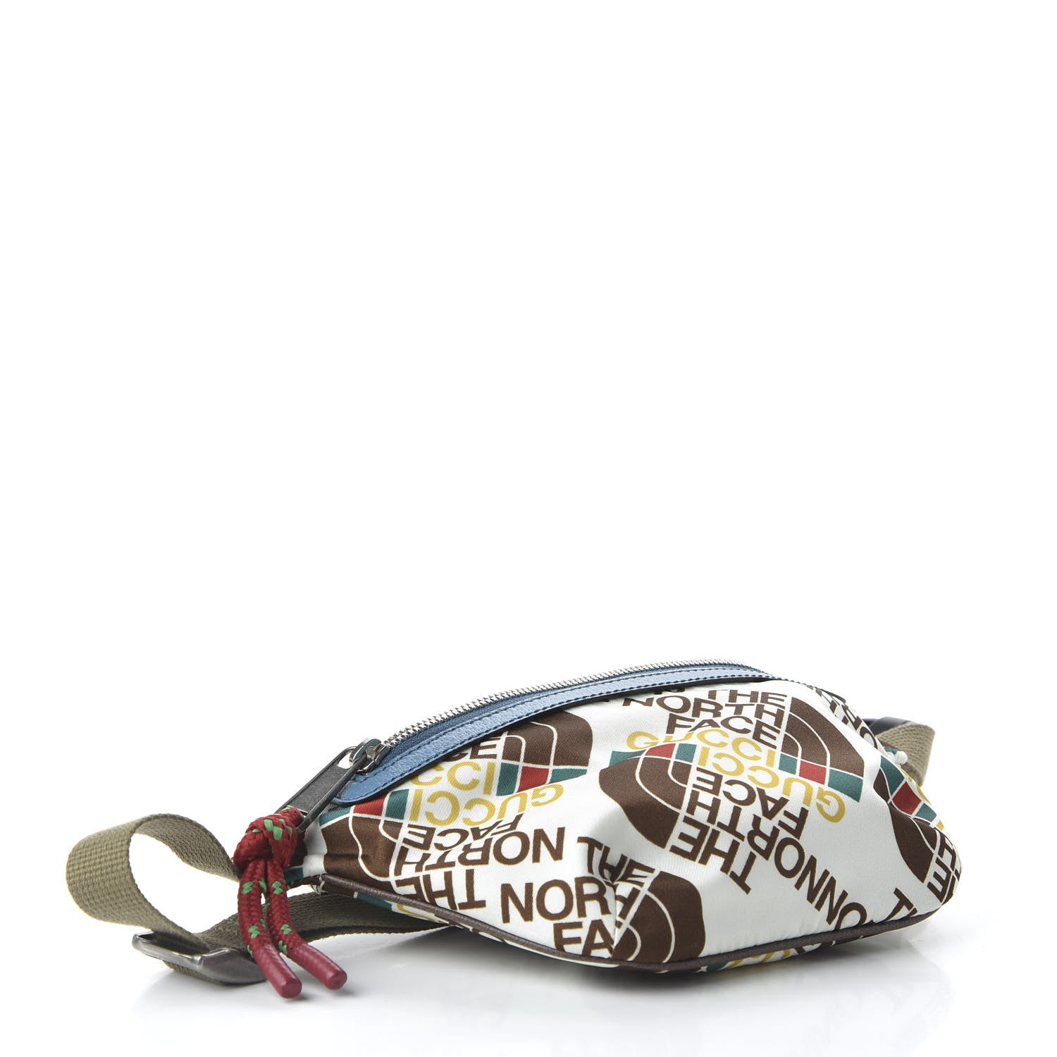 Gucci X THE NORTH FACE Econyl Nylon Belt Bag White Sky Blue 7 of 12