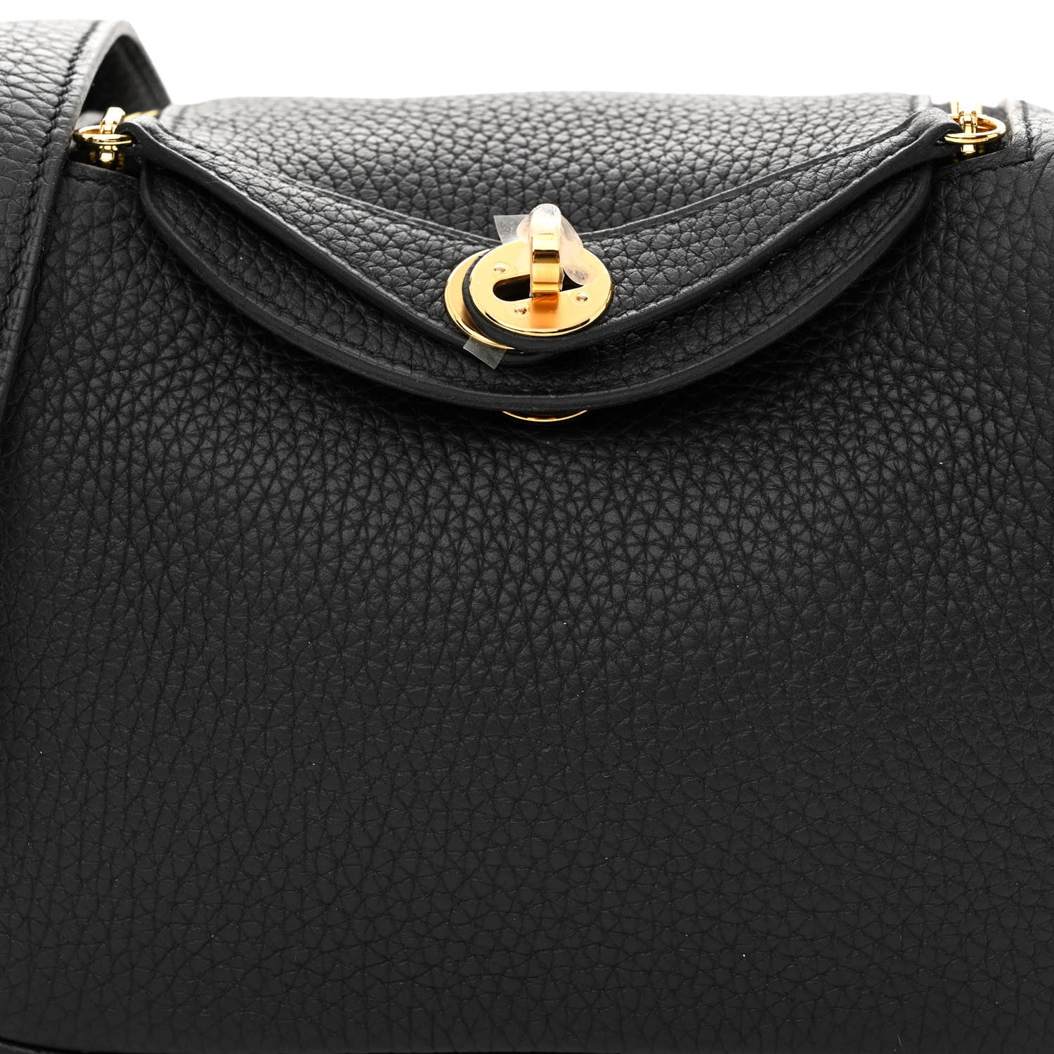 Hermes Taurillon Clemence Mini Lindy 20 Black 8 of 11