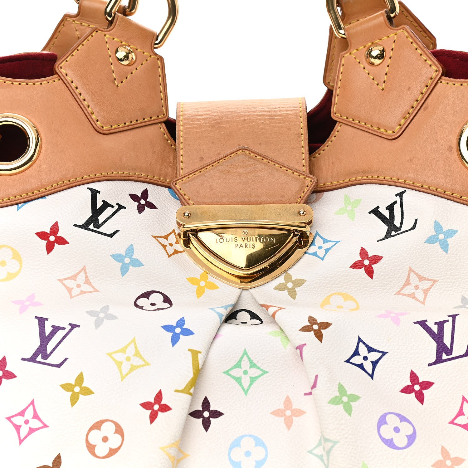 Louis Vuitton Monogram Multicolor Ursula White 10 of 10