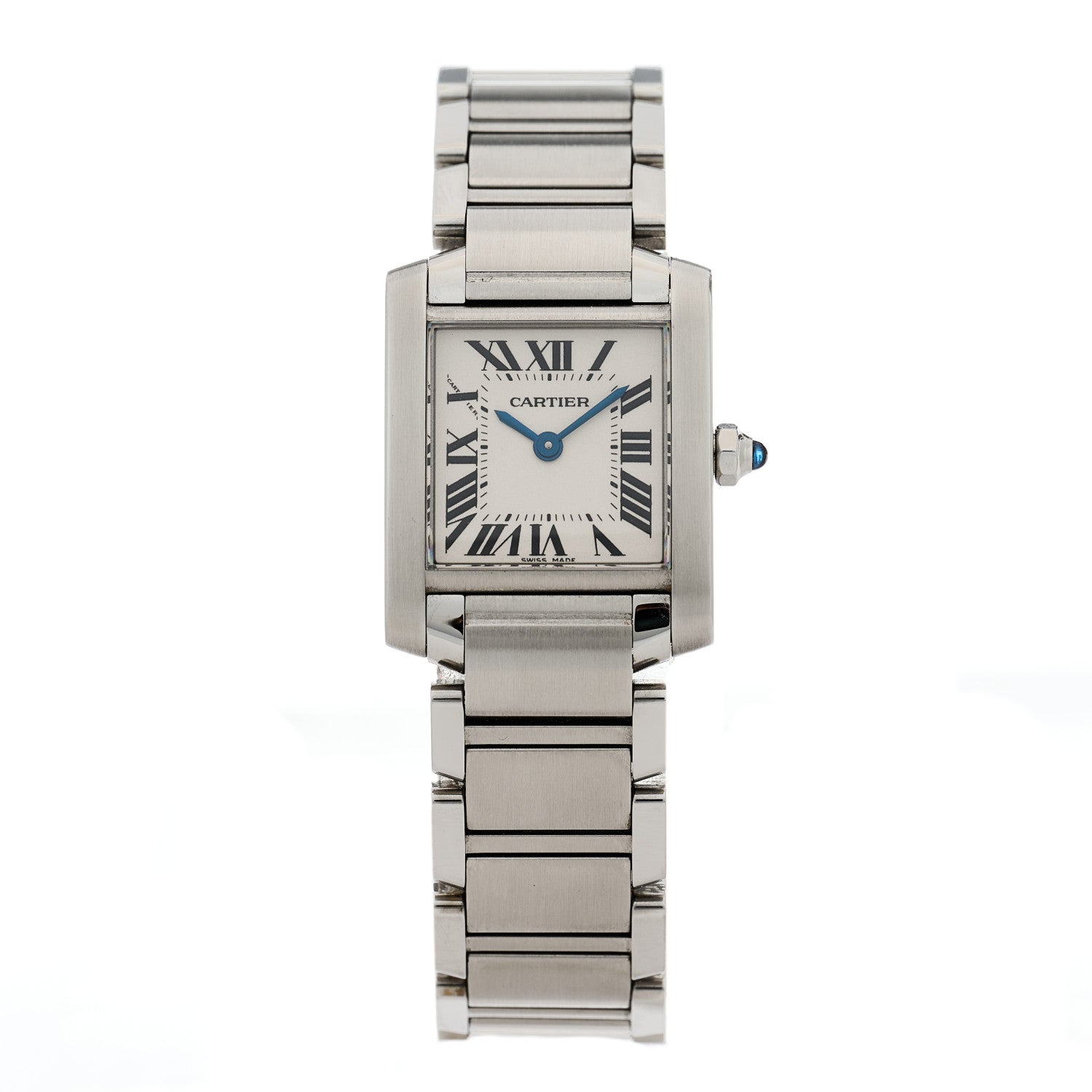 Cartier Stainless Steel 20mm Tank Francaise Quartz Watch 1 of 4