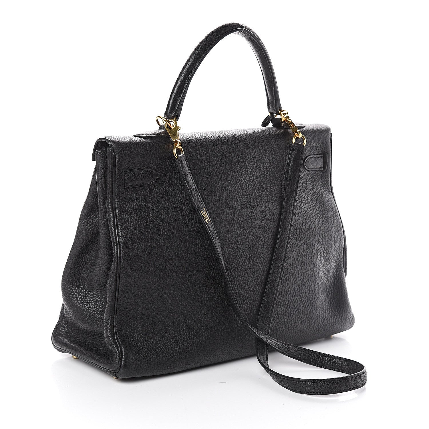 Hermes Togo Kelly Retourne 35 Black 2 of 34