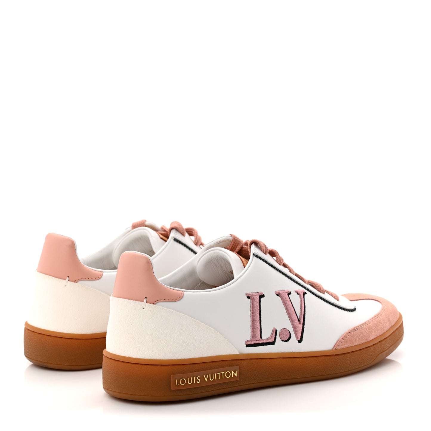 Calfskin Frontrow Sneakers 37.5 Rose Clair