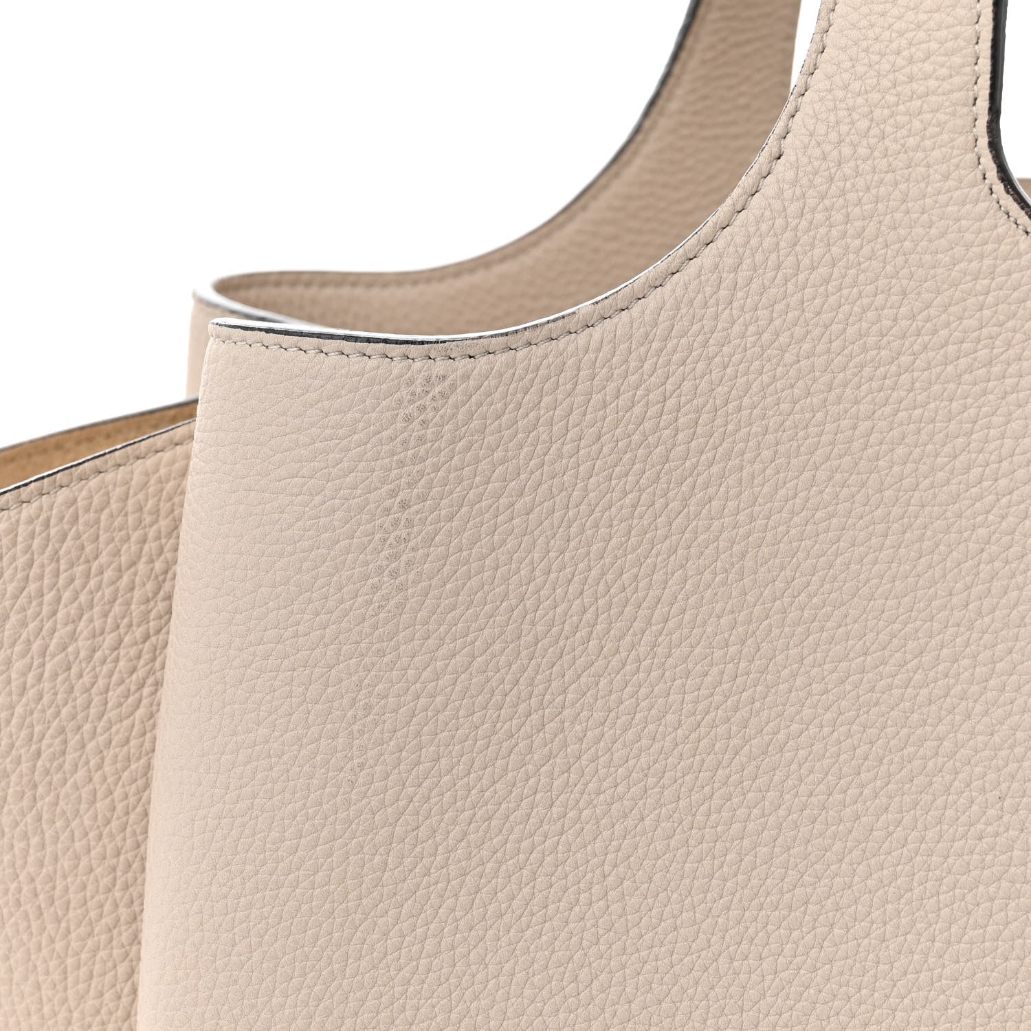 Celine Baby Grained Calfskin Medium Tri-Fold Bag Powder 17 of 22