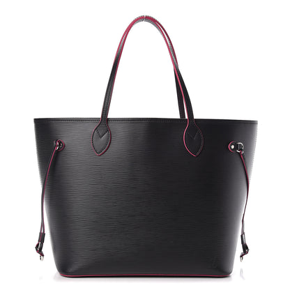Louis Vuitton Epi Neverfull MM Black Hot Pink 1 of 10