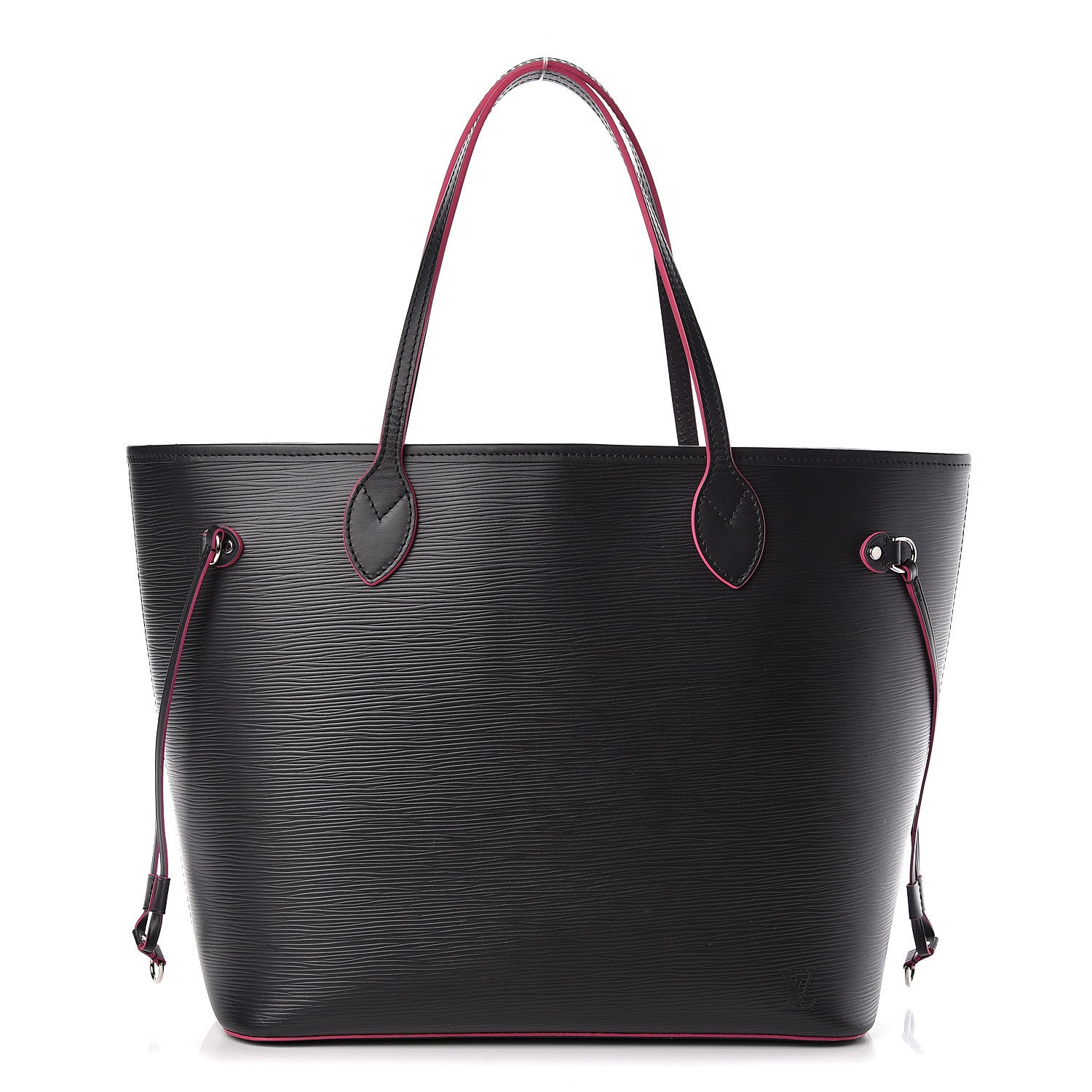 Louis Vuitton Epi Neverfull MM Black Hot Pink 1 of 10