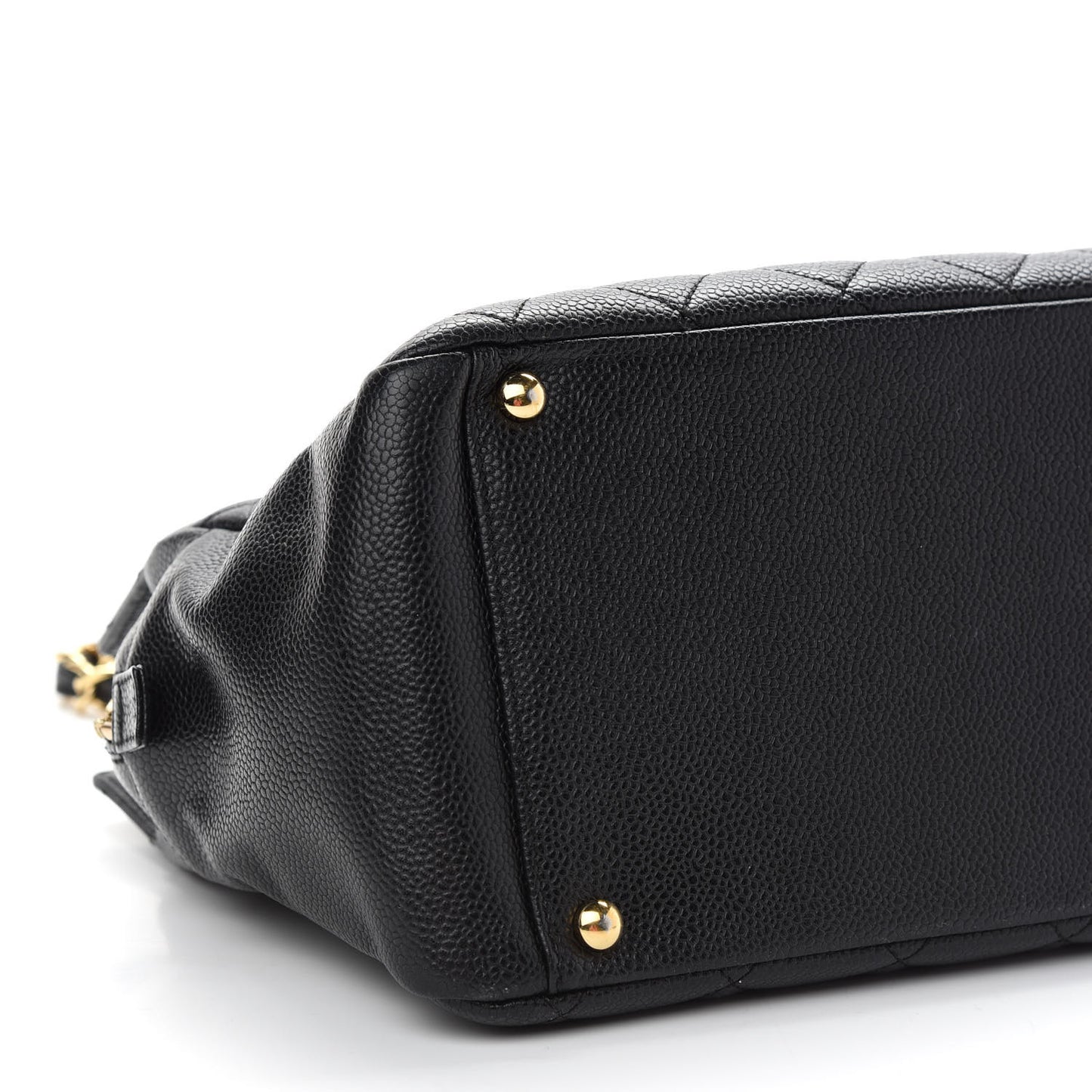 Caviar Quilted Petit Timeless Tote PTT Black