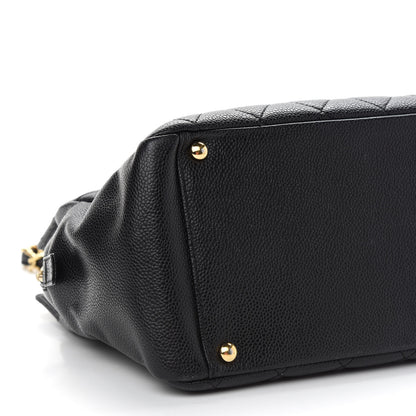 Chanel Caviar Quilted Petit Timeless Tote PTT Black 8 of 9