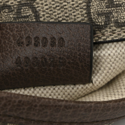 Gucci GG Supreme Monogram Neo Vintage Web Belt Bag Brown 12 of 21