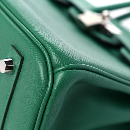 Hermes Epsom Birkin 30 Vert Vertigo 9 of 14
