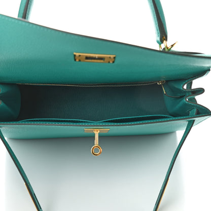 Hermes Epsom Kelly Sellier 28 Vert Verone 5 of 11