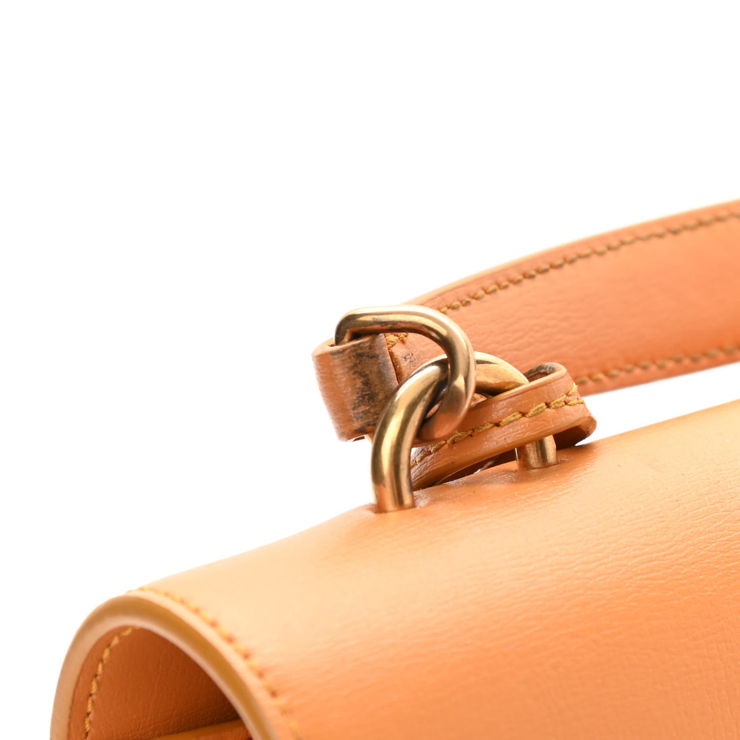 Calfskin Medium Monogram Sunset Cheddar