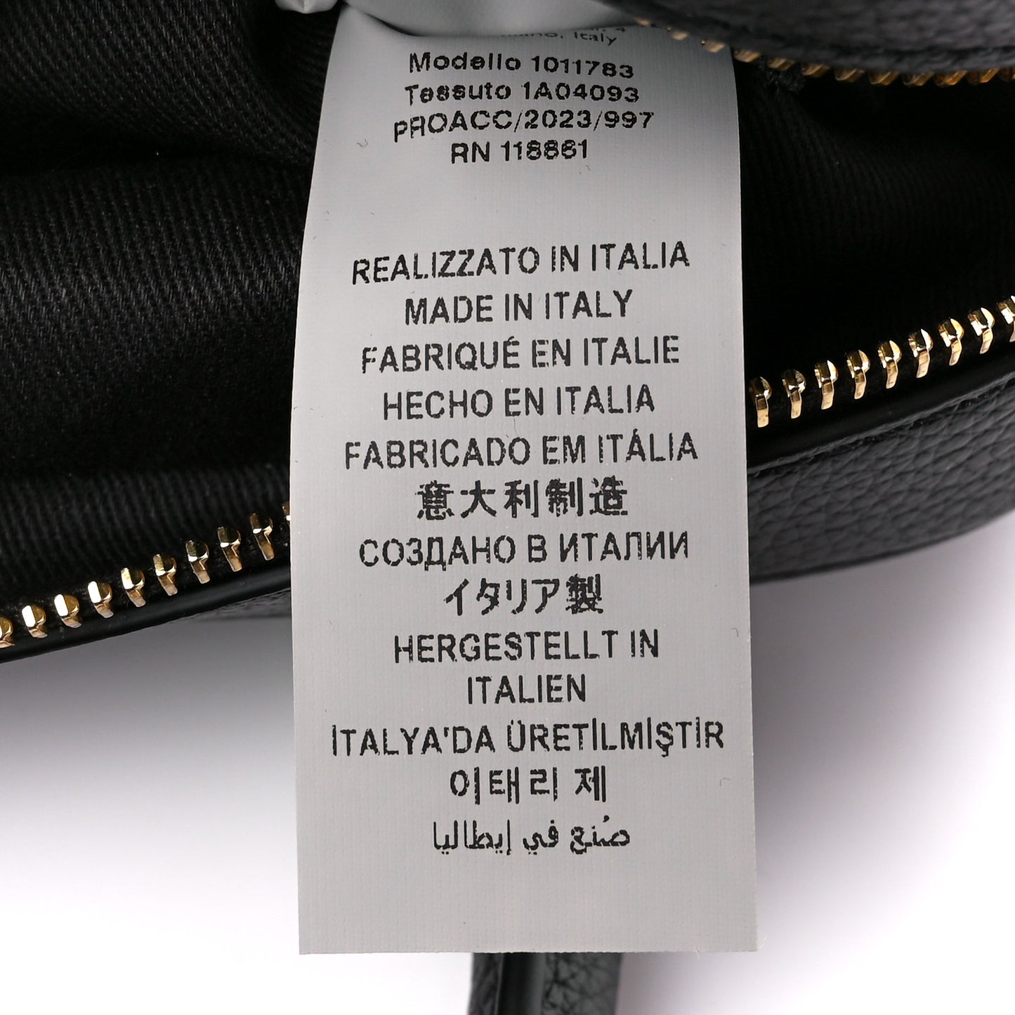 Saffiano Virtus Small Bowling Bag Black