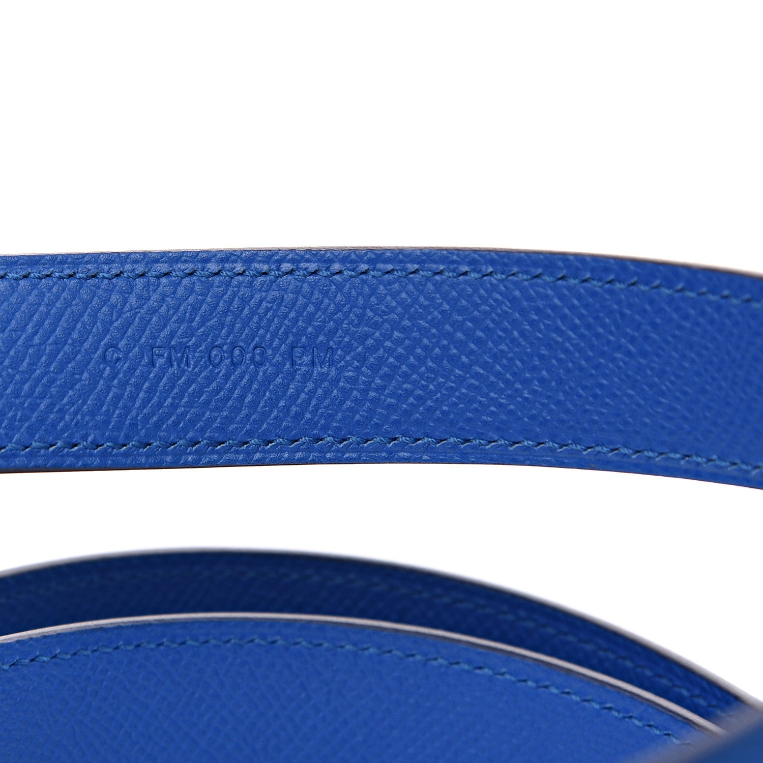 Hermes Epsom 25mm Tressage Shoulder Strap Bleu Zellige Bleu Encre Rouge 4 of 6